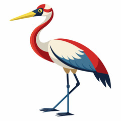 illustration of a crane