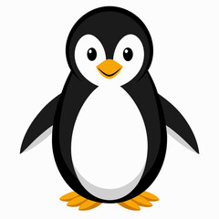 penguin on snow