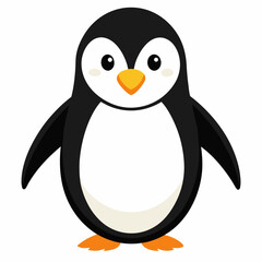 penguin on the snow