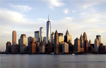 Obraz premium New York City Skyline Scenery