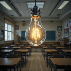 Empty room interior design with table lamp and wall lighting