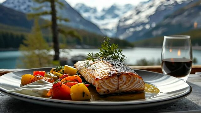 pan-fried arctic char video