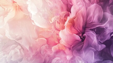 Fototapeta premium A pink and purple flower background