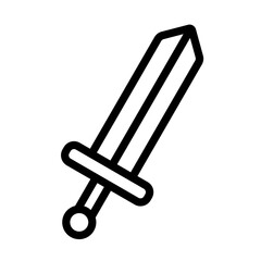 sword icon vector illustration. Mediaeval and fantasy game icons.