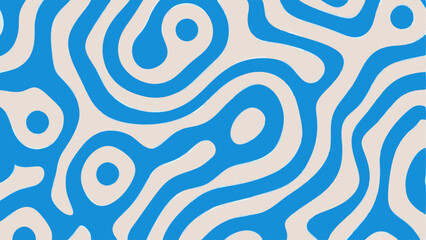 Abstract Blue Water Splash Pattern – Turing Style Background