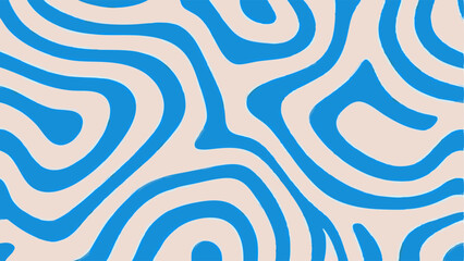 Abstract Blue Water Splash Pattern – Turing Style Background