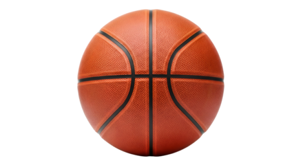 Orange Basketball on Transparent Background: A Perfect Graphic Resource