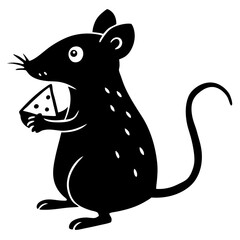 mouse with cheese