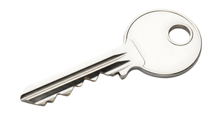 Unlocking Secrets: A Key's Design with Transparent Background