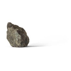 A simple image of a rock, showcasing its natural texture and form.