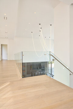 interior modern house wood floor high qulity luxery finishes concrete floor
