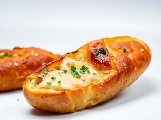 Obraz premium Baked Bread with Cheese