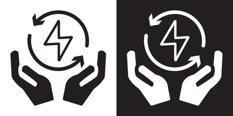 Energy Efficiency Icons.  Vector illustration. EPS 10/AI