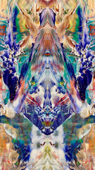 Abstract art background . Hand painting artwork on canvas .