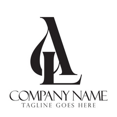 Letter AL or LA Luxury Vector Logo Design for Fashion, Jewelry, and Boutique. 標誌設計, ロゴデザイン, Diseño de logotipo