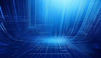 abstract blue tech background illustration