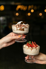 various desserts, tasty and healthy