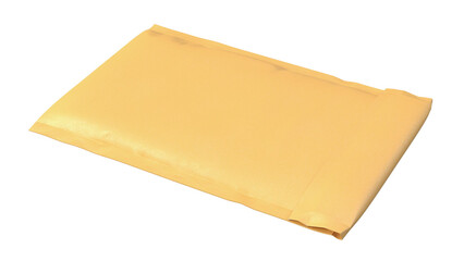 A flat, padded envelope commonly used for mailing documents or small items securely.