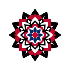 mandala art vector illustration