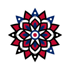 mandala art vector illustration