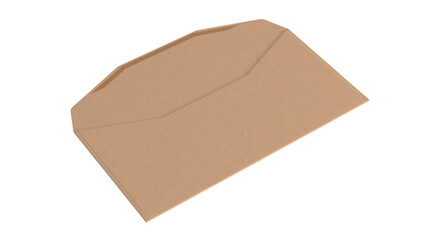A simple brown envelope, typically used for mailing or storing documents.