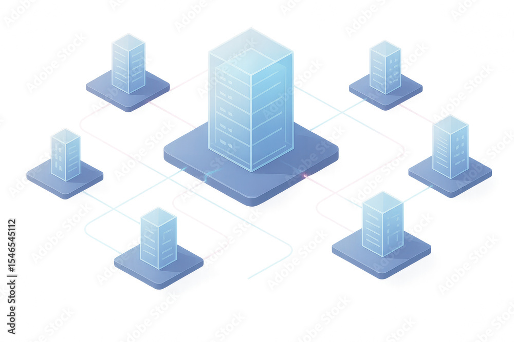 Poster Abstract Representation of a Networked Data Center with Multiple Servers and Connections