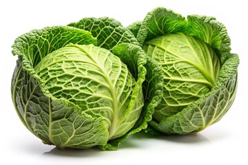 cabbage on white background
