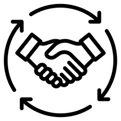 Trade icon in vector illustration
