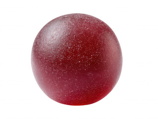 Fototapeta premium Red Jelly Candy Ball Isolated on White