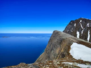 Fototapete mountain landscape with blue sky © Castelli