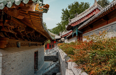 Shaolin temple in Dengfeng  Henan province, China