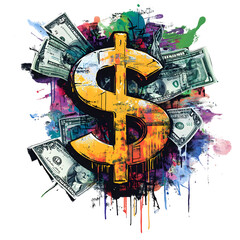 money illustration png transparent background