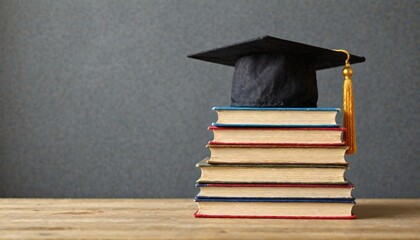 Graduation celebration university campus education materials academic environment close-up view knowledge and achievement