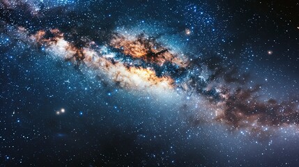 galaxy background, stars in the dark space, galaxy on dark background