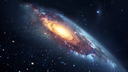galaxy background, stars in the dark space, galaxy on dark background