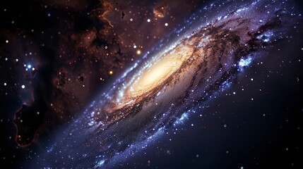 galaxy background, stars in the dark space, galaxy on dark background