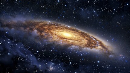 Fototapeta premium galaxy background, stars in the dark space, galaxy on dark background