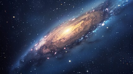 Fototapeta premium galaxy background, stars in the dark space, galaxy on dark background