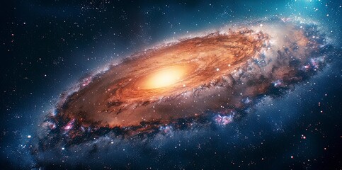 Fototapeta premium galaxy background, stars in the dark space, galaxy on dark background