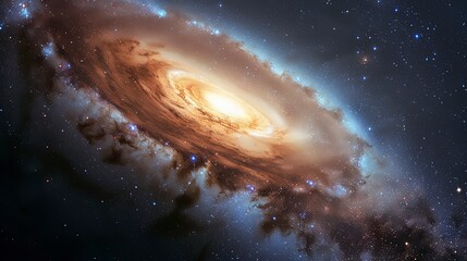 Fototapeta premium galaxy background, stars in the dark space, galaxy on dark background