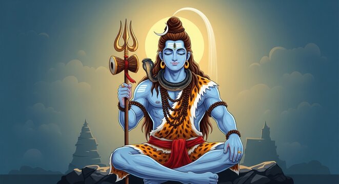 Lord Shiva Mahadev Shankar Neelkanth Adiyogi 4K HD Desktop Laptop Wallpaper Background | 4K HD Mahashivratri Wallpaper Background | Shiv Ji 4K Wallpaper for PC