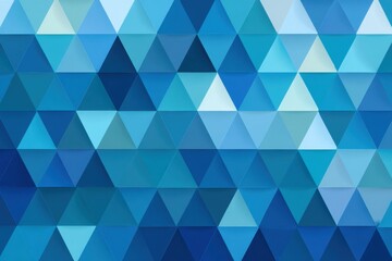 Abstract blue triangle geometric pattern background