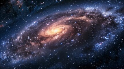 galaxy background, stars in the dark space, galaxy on dark background