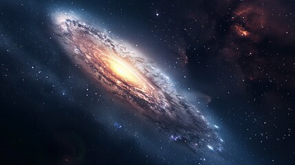 Fototapeta premium galaxy background, stars in the dark space, galaxy on dark background