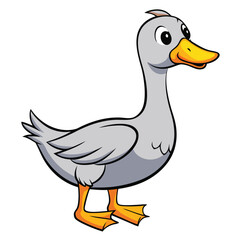 duck isolated on white white background