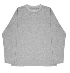 Isolated Ygrey long sleeve t-shirt, blank empty copy space for mock up, template