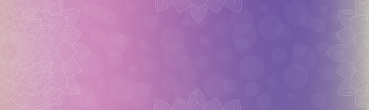 Round mandala on colorfull gradient background. Translucent mesh pattern in the form of a mandala. Mandala with floral patterns. Pastel Yoga template. Gradient background with round mandala.Vishal 