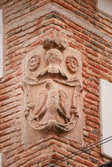 Coat of arms on stately house in Villanueva de Los Infantes