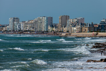 vue des Sables d'Olonne en Vend&eacute;e