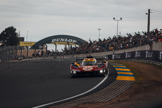 Ferrari Hypercar 499P car lead the race 